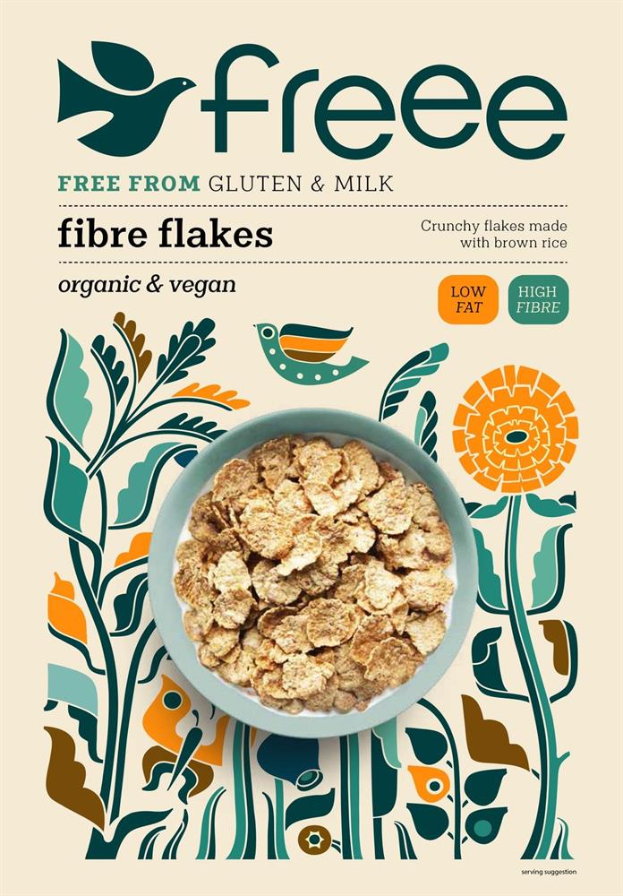 Gluten Free Organic Fibre Flakes 375g