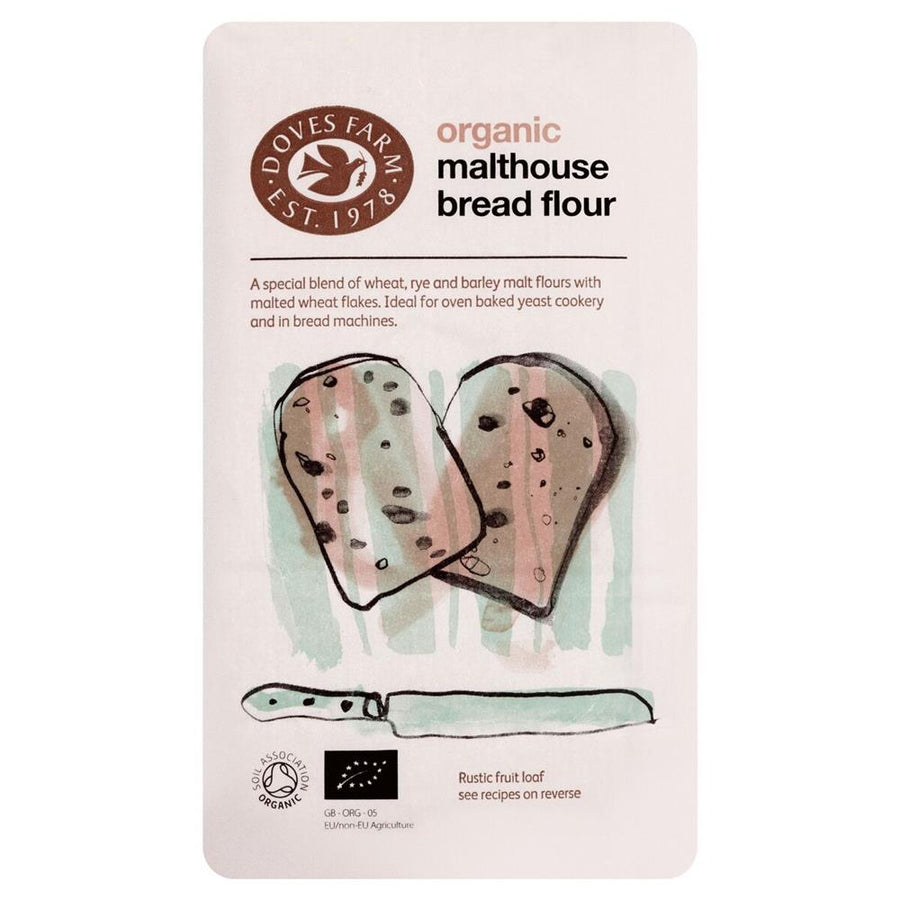 Organic Bread Malthouse Flour 1kg