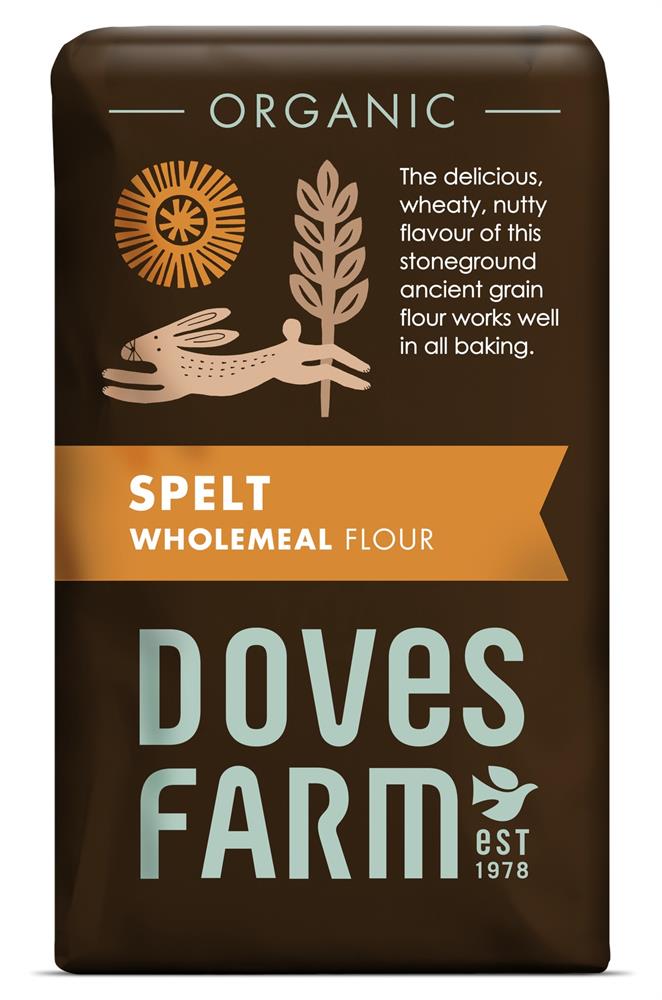 Organic Spelt Wholemeal Flour 1kg