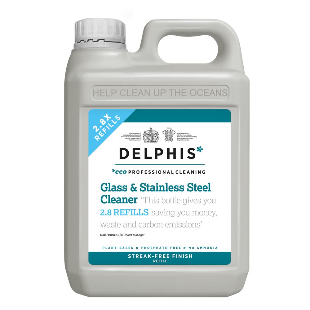 Delphis Eco Glass & Stainless Steel Cleaner 2L Refill