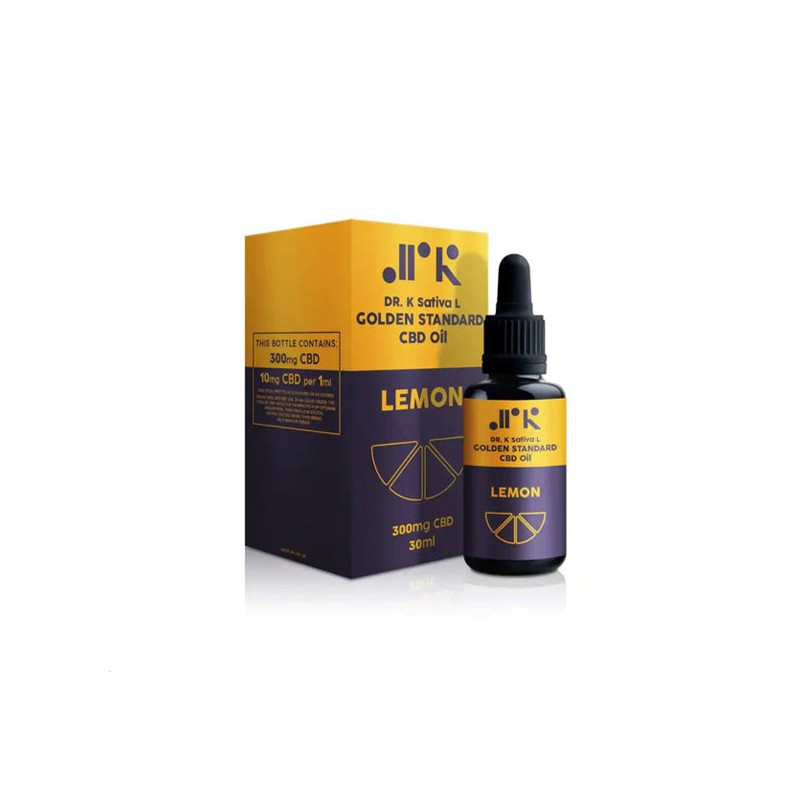 Dr K CBD Lemon Golden Standard 1000mg CBD Oil - 30ml