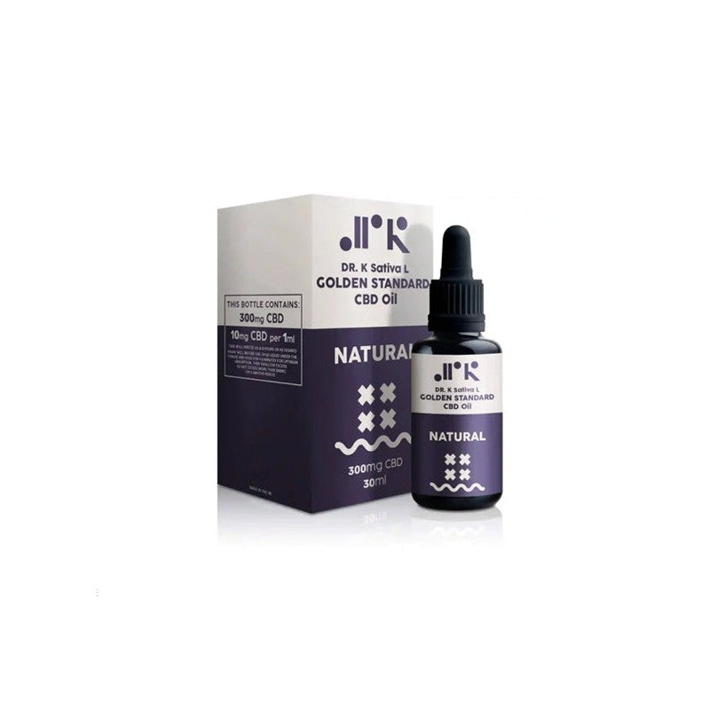 Dr K CBD Natural Golden Standard 1000mg CBD Oil - 30ml