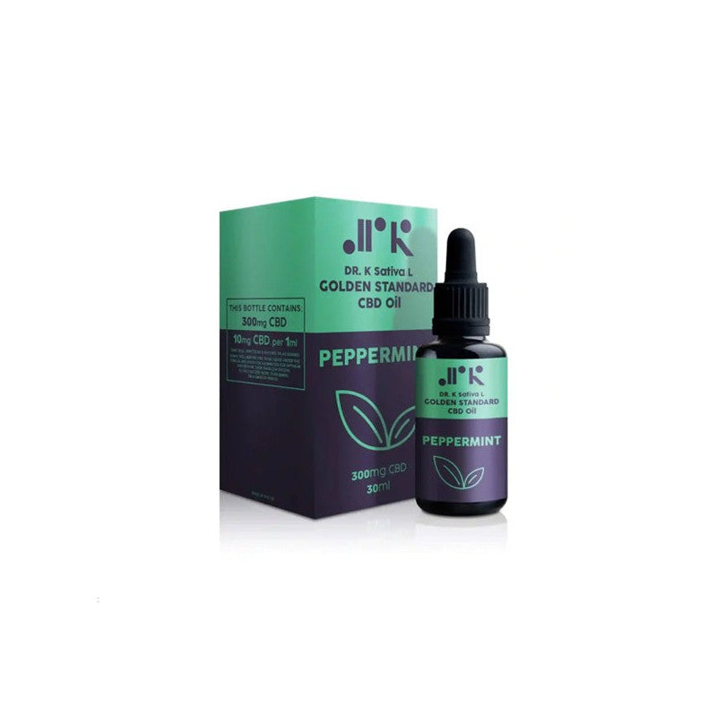 Dr K CBD Peppermint Golden Standard 1000mg CBD Oil - 30ml