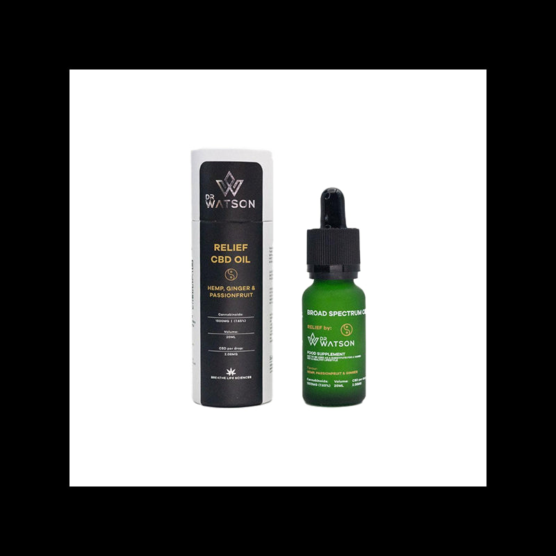 Dr Watson 1500mg Broad-Spectrum Relief CBD Oil 20ml