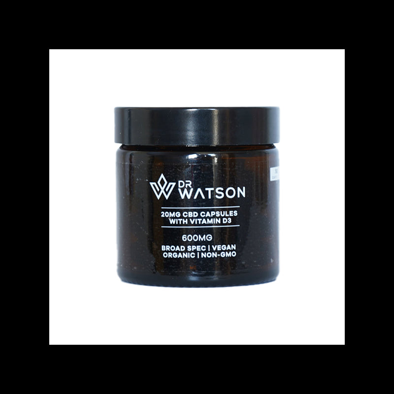 Dr Watson 600mg CBD Capsules - 30 Caps