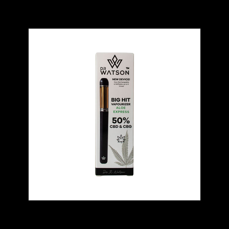 Dr Watson Big Hit 500mg Full Spectrum CBD & CBG Vapourizer Pen