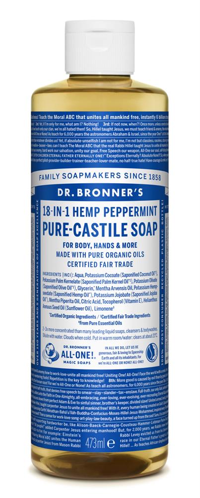 Organic Peppermint All-One Magic Soap 475ml