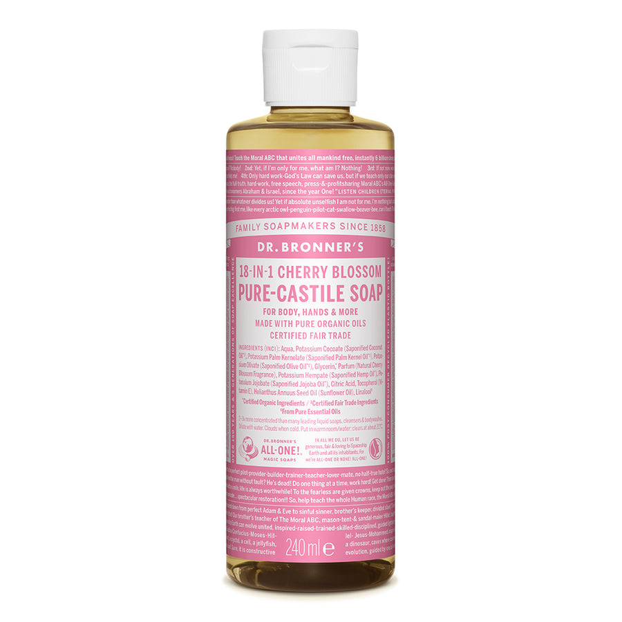 Pure Castile Liquid Soap Cherry Blossom 240ml