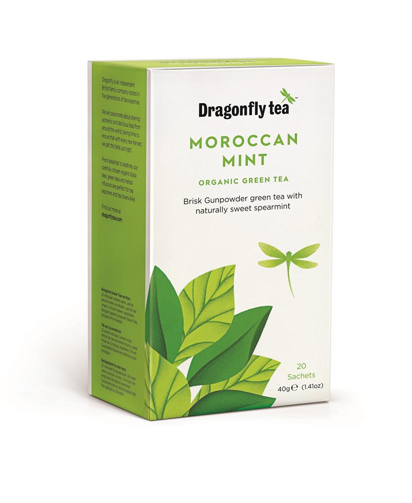 Dragonfly Organic Moroccan Mint Green Tea 20 bag