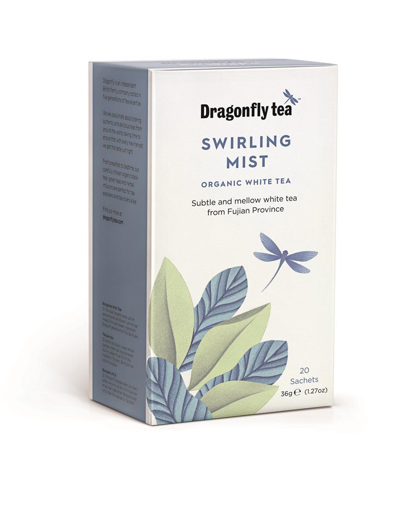 Dragonfly Organic Swirling Mist White Tea 20 bags