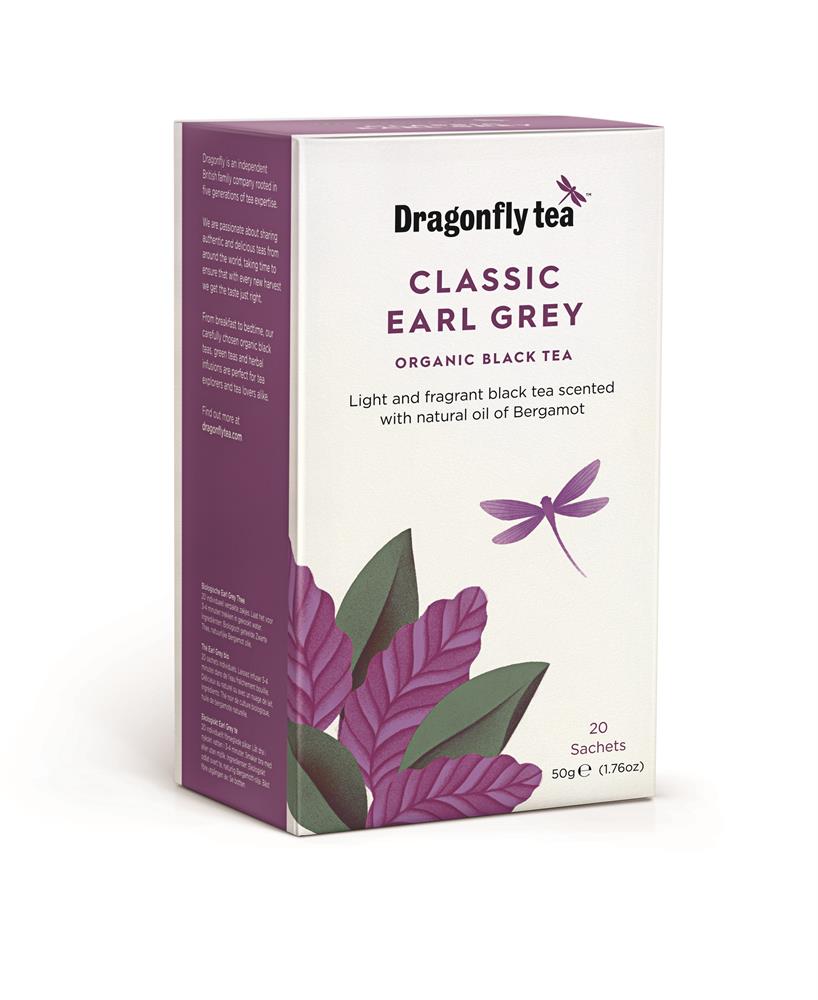 Dragonfly Organic Classic Earl Grey tea 20 bag