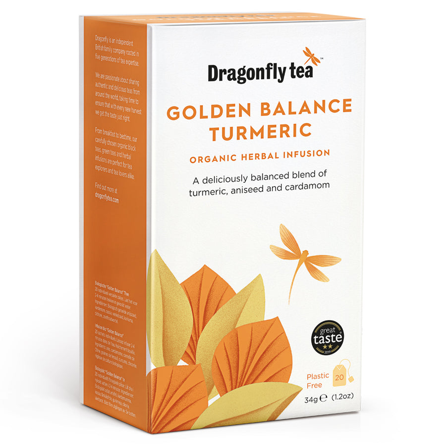 Dragonfly Organic Golden Balance Turmeric Tea