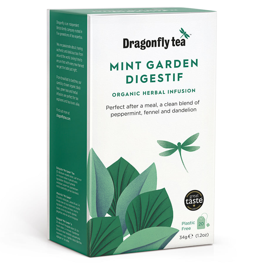 Dragonfly Organic Mint Garden Digestif Tea 20 bag