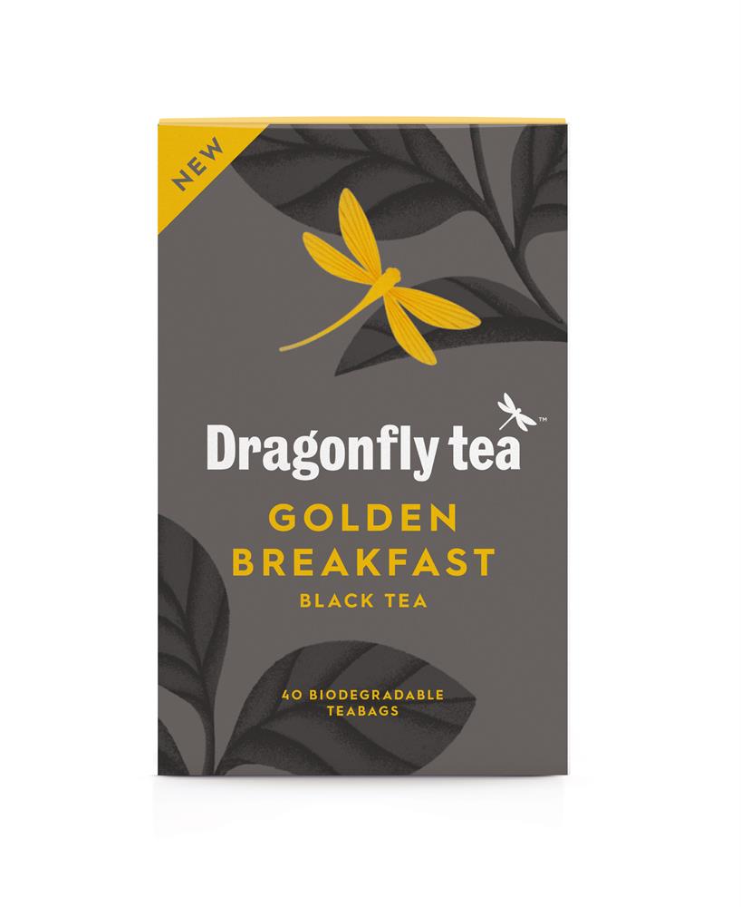 Dragonfly Golden Breakfast Black Tea 40 tea bags