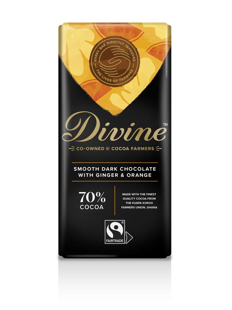 Dark Chocolate with Ginger & Orange 100g