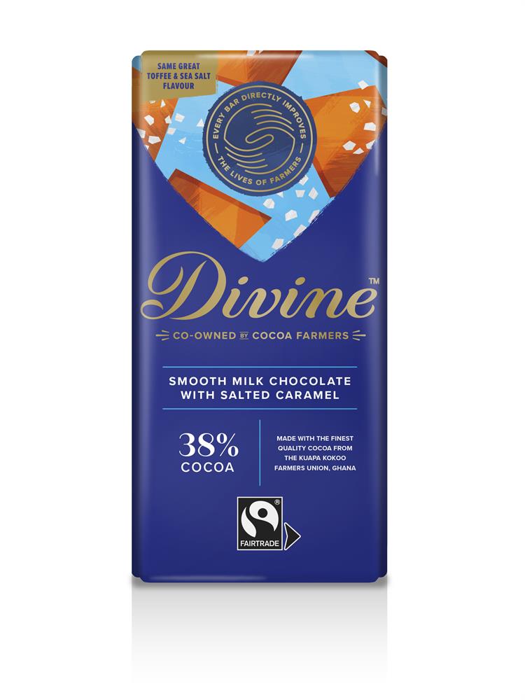 Milk Chocolate with Toffee & Sea Salt 90g