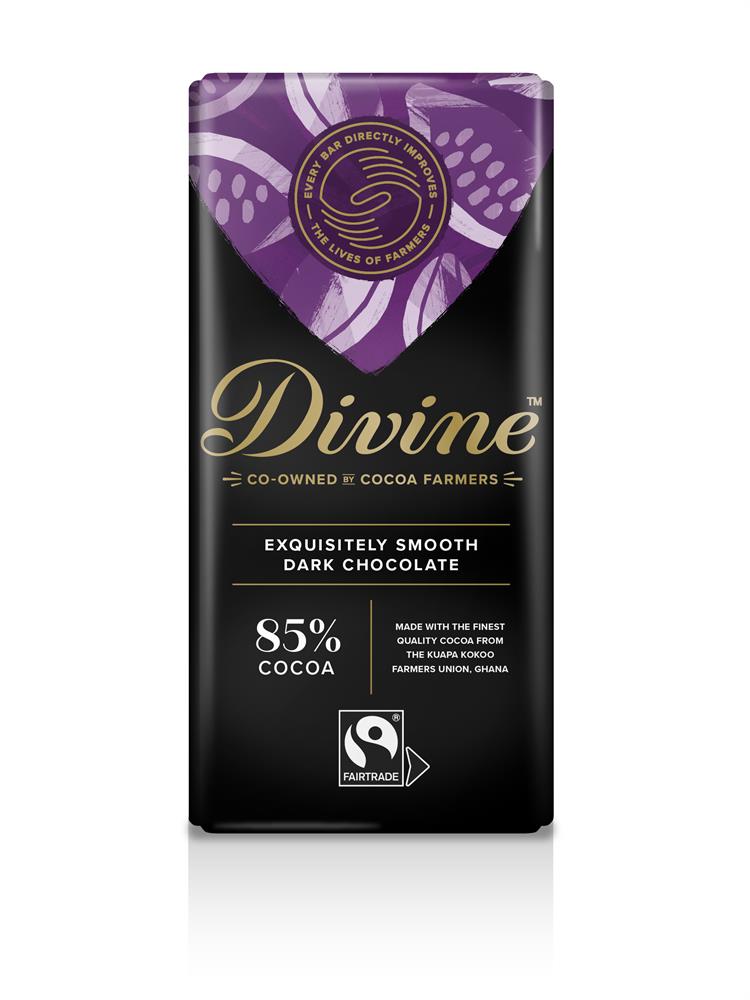 Divine 68% Dark Chocolate with Fruit and Nut 90g