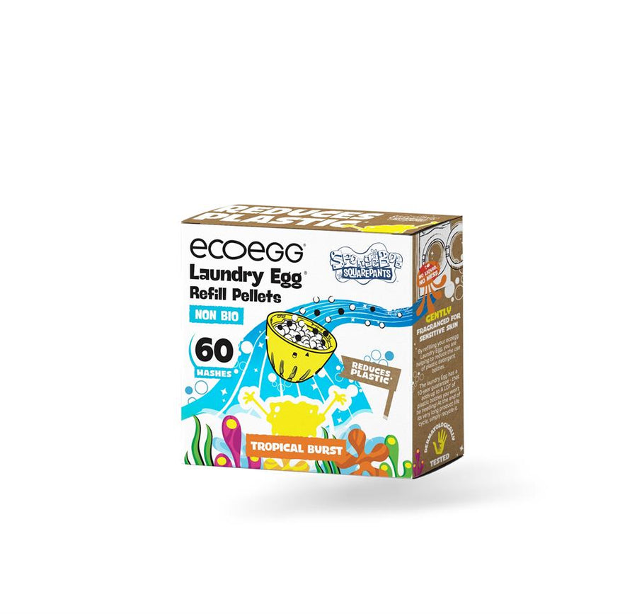 Ecoegg Spongebob Non Bio Refill 60 Washes Tropical Burst