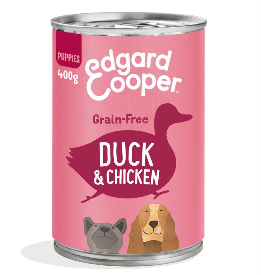 Wet Puppy Food Duck & Chicken with Banana Mango & Pea 400g