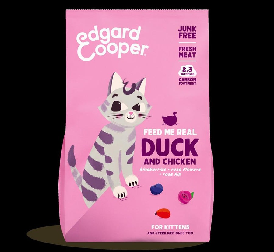 Cat Dry Food - Kitten Kibble - Duck & Chicken 750g