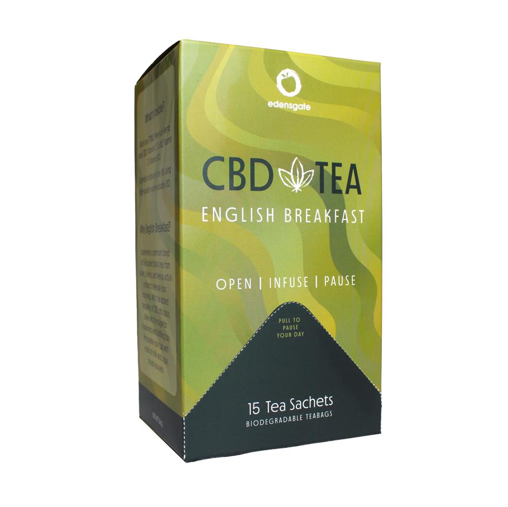 CBD Tea With Adaptogens - English Breakfast - 15 Tea Bags