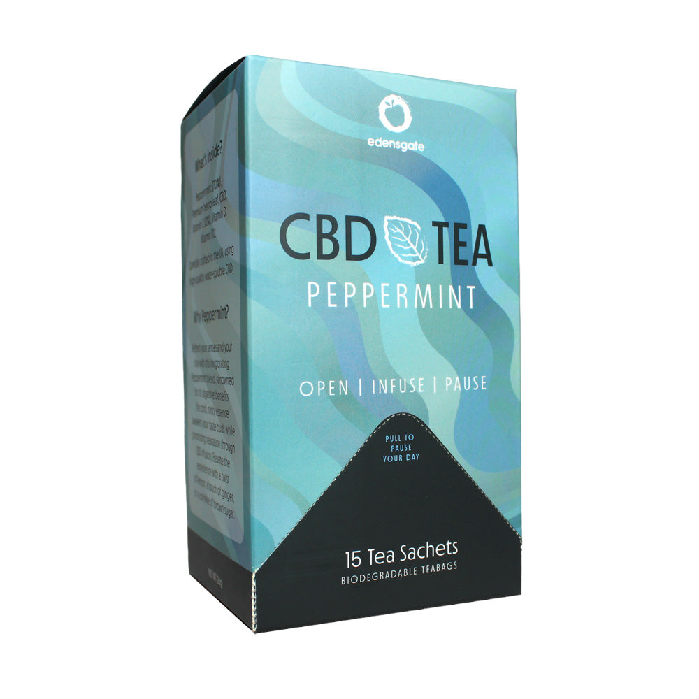 CBD Tea With Adaptogens - Peppermint - 15 Tea Bags