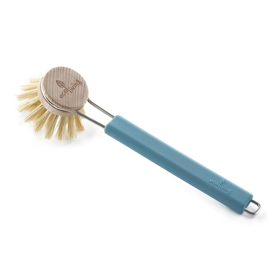 Ecoliving Dish Brush Blue With Replaceable Head - 1 Unit