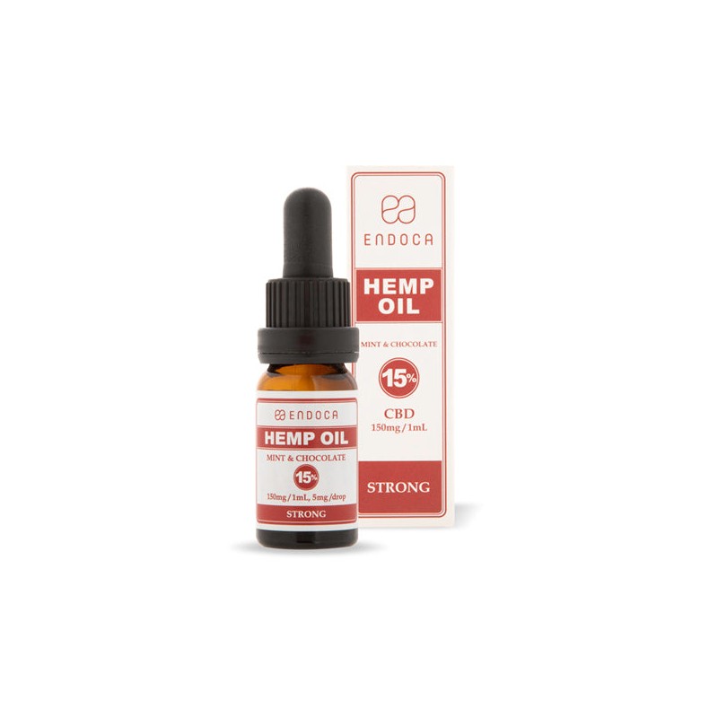 Endoca 1500mg CBD Hemp Oil Drops Mint & Chocolate - 10ml