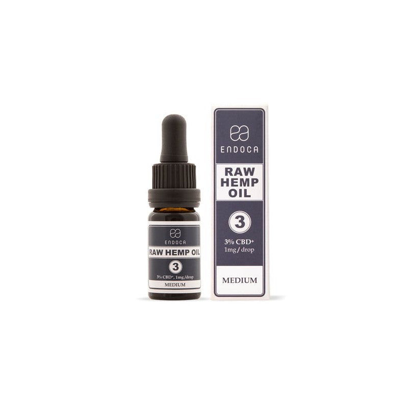 Endoca 300mg CBD+CBDa RAW Hemp Oil Drops 10ml