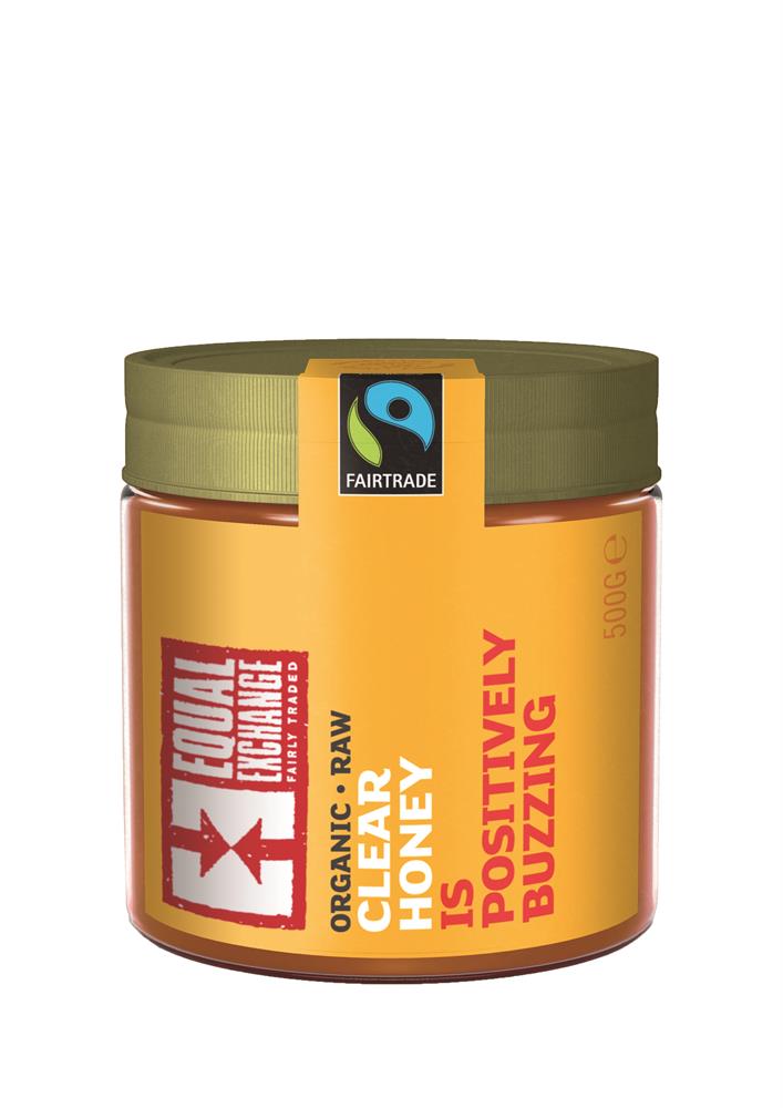 Organic Fairtrade Raw Clear Honey 500g