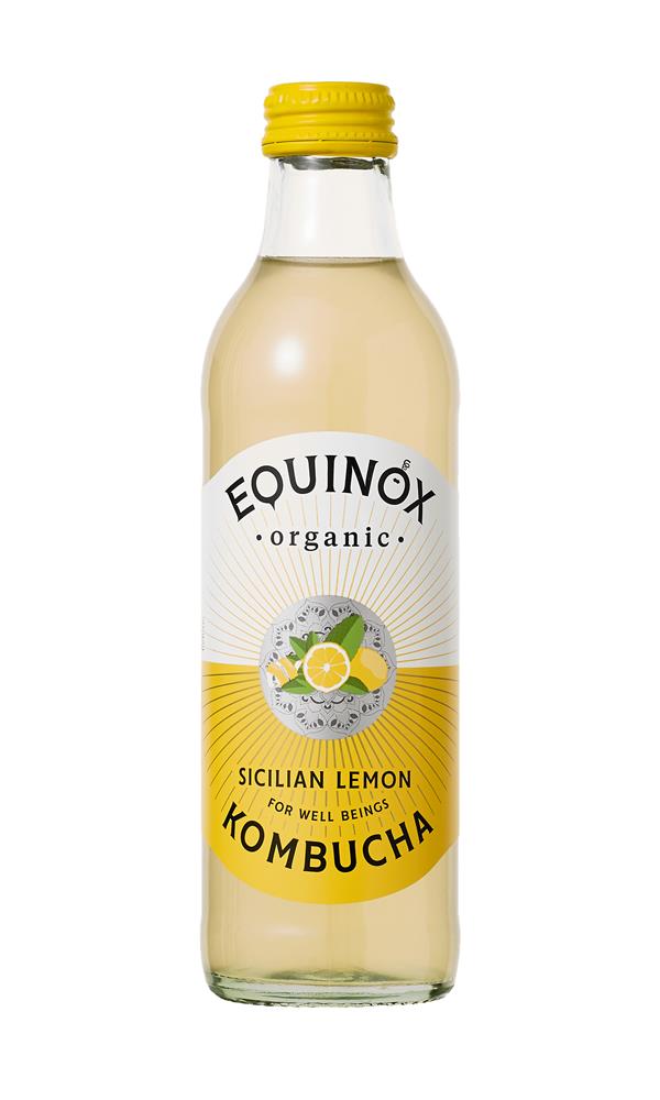 Equinox Sicilian Lemon Kombucha 275ml