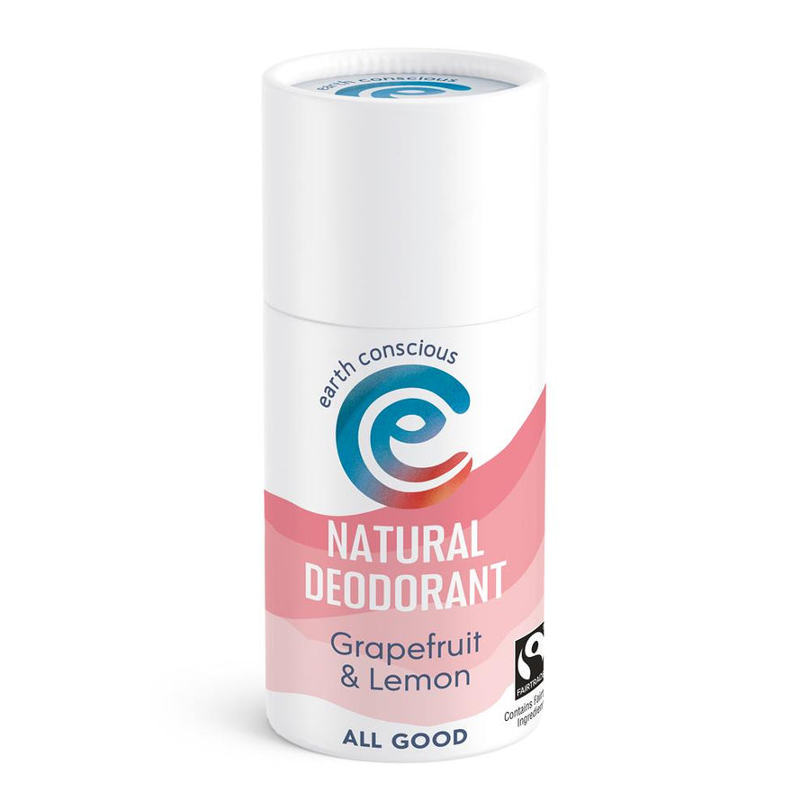 Earth Conscious Natural Deodorant Stick Grapefruit & Lemon 60g