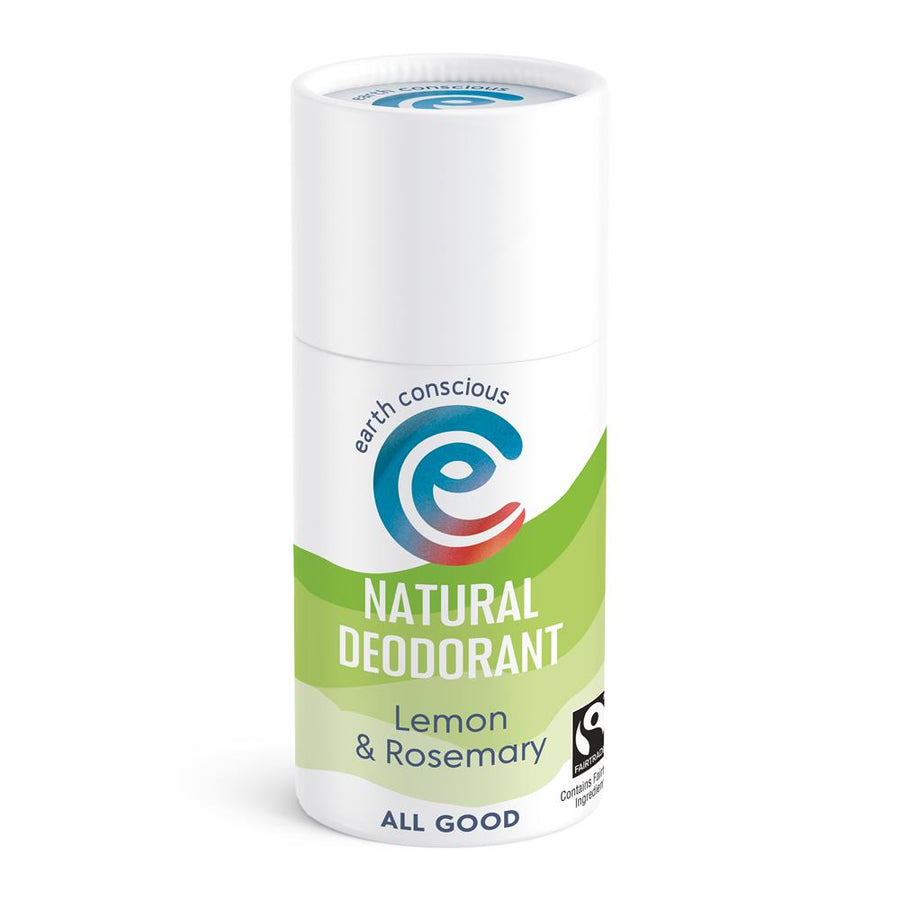 Earth Conscious Natural Deodorant Stick Lemon Rosemary 60g