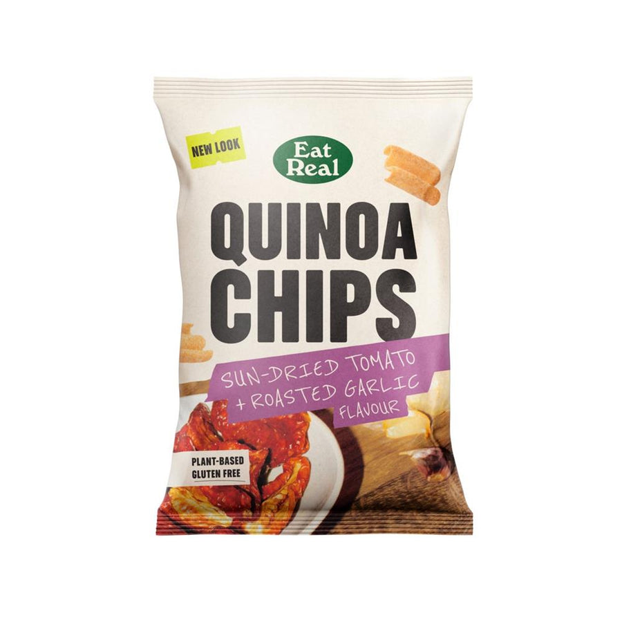 Eat Real Quinoa Chips Sundried Tomato Roasted garlic 90g