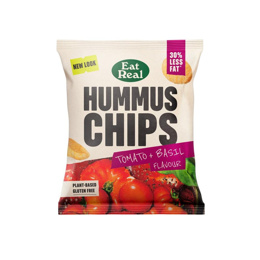 Eat Real Hummus Chips Tomato & Basil 22g