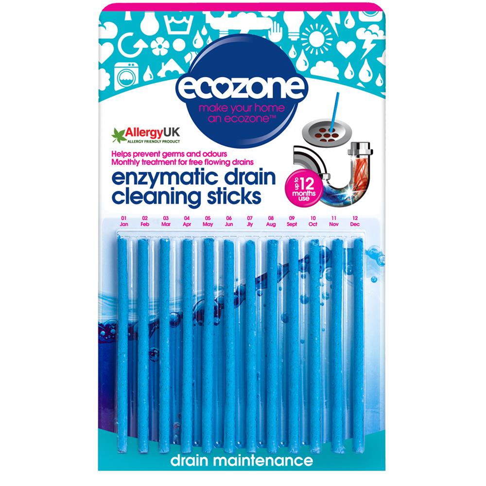 Enzymatic Drain Cleaning Sticks 12 pack