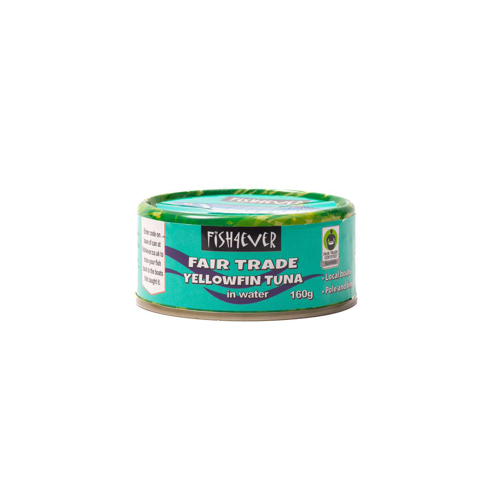 Fair Trade Yellowfin Tuna in water 160g