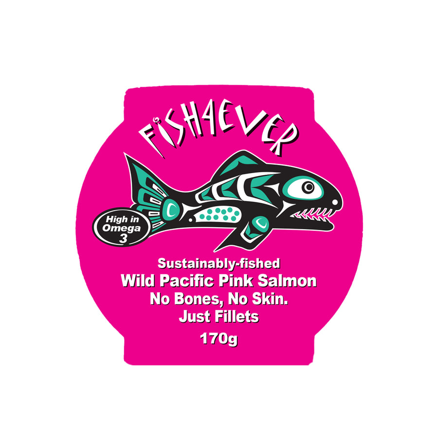 Wild Pacific filleted Pink Salmon 170g