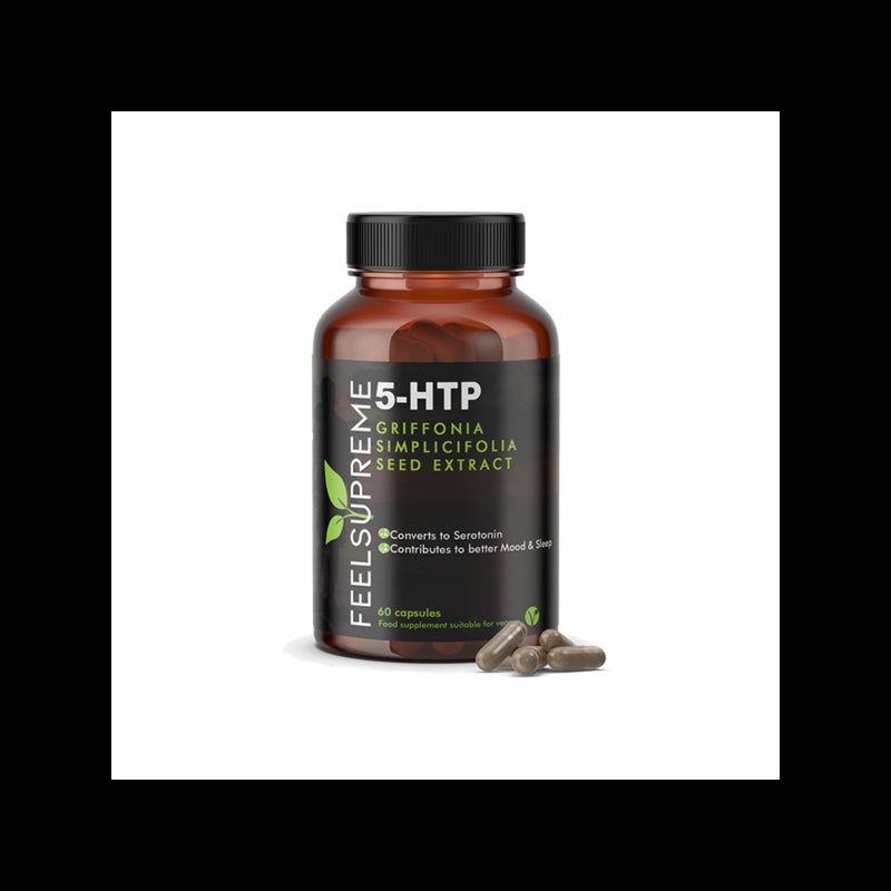 Feel Supreme 5-HTP Griffonia Simplicifolia Seed Extract Capsules - 60 Caps