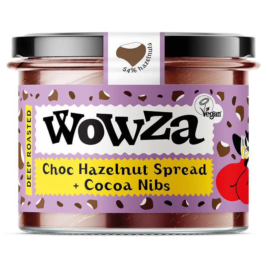 Vegan Chocolate Hazelnut Spread + Cocoa Nibs 180g Palm Oil Free