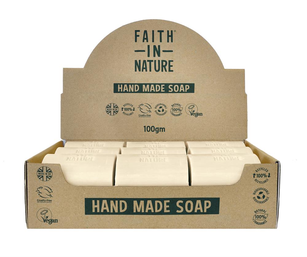 Hemp & Green Tea soap unwrapped x (Full Box of 18)