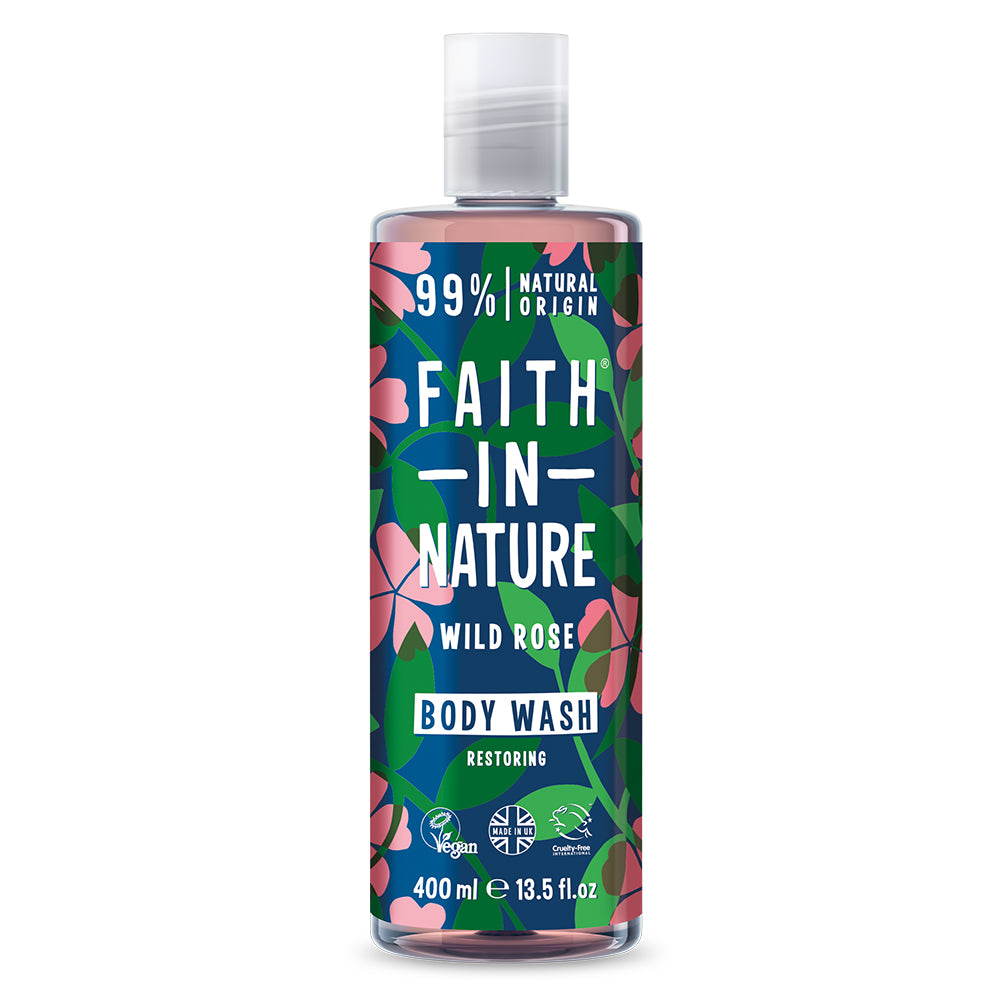 Faith in Nature Wild Rose Body Wash 400ml