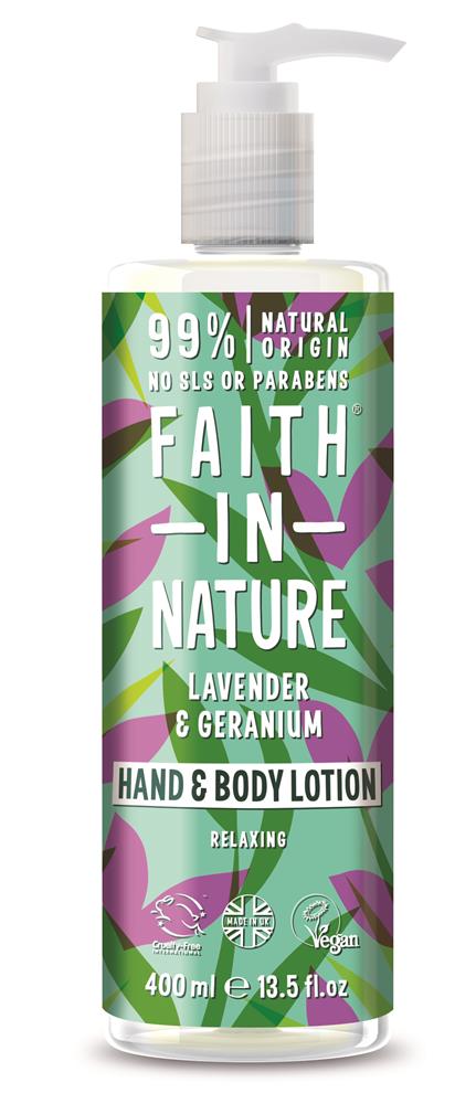 Lavender & Geranium Hand & Body Lotion 400ml