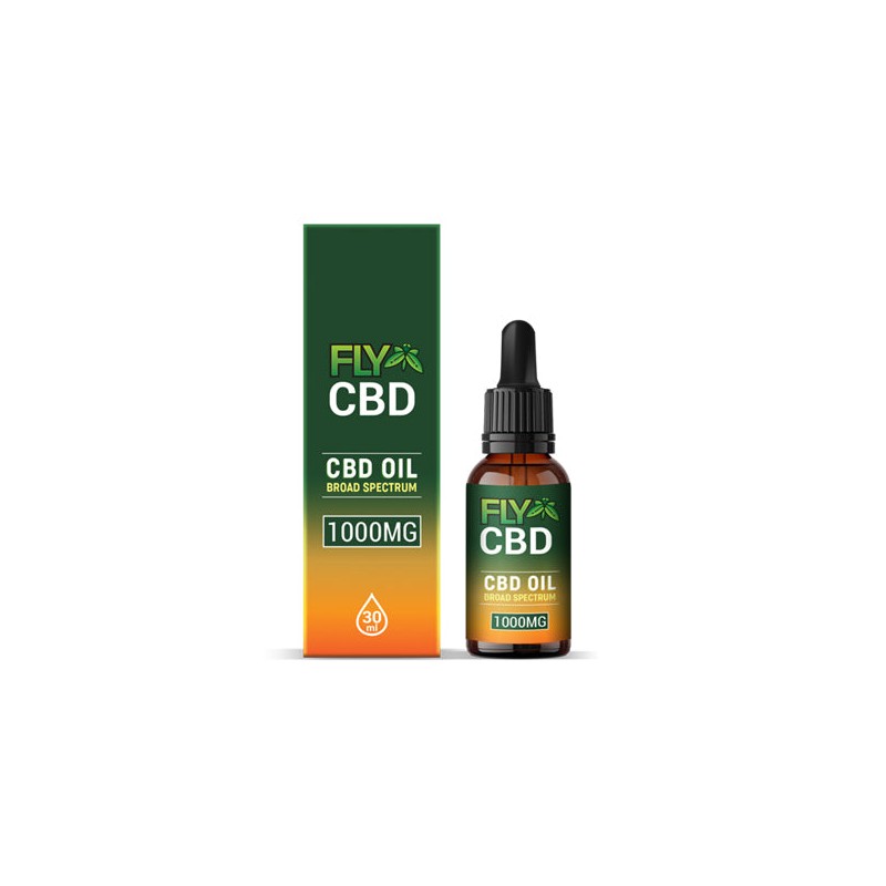 Fly Oil 1000mg CBD Broad Spectrum Tincture Oil 30ml