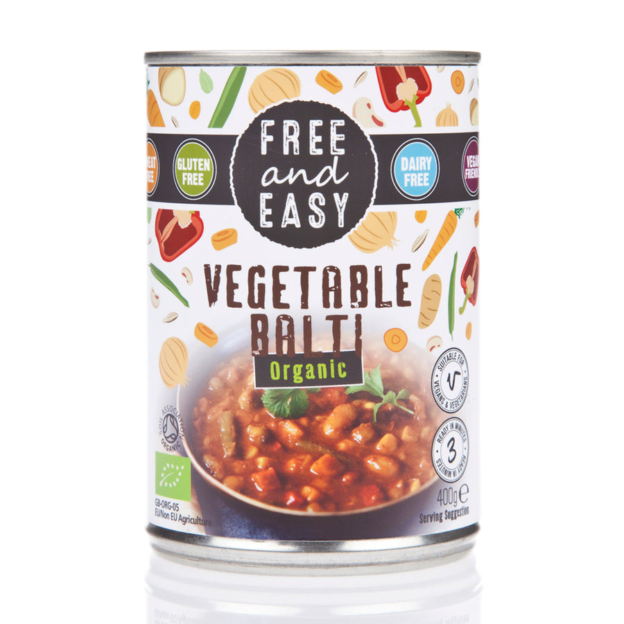 Organic Vegetable Balti Ready Meal 400g