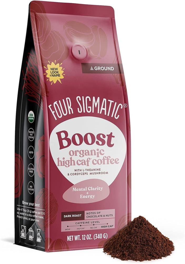 Four Sigmatic Ground Coffee with L-Theanine 340 gram