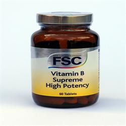 Vitamin B Supreme Hi-Potency 60 Tablets