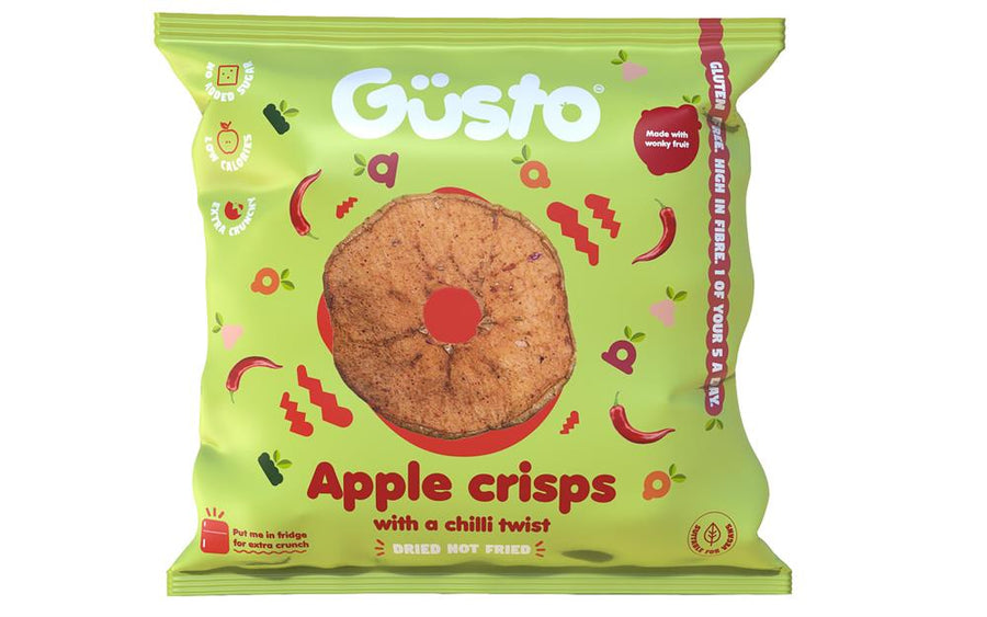 Air-Dried Wonky Apple Crisps with a Chilli Twist 20g