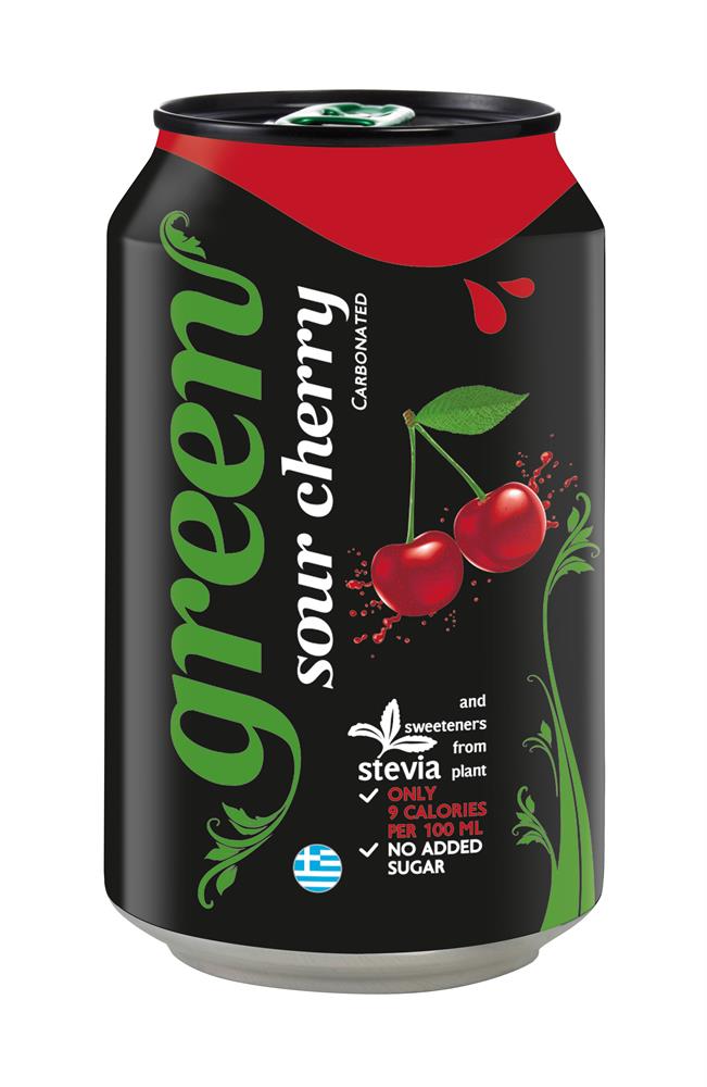 Green Sour Cherry Can 330ml