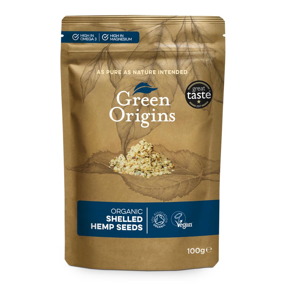 Organic Shelled Hemp Seeds (Raw) 100g